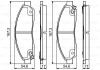 ГАЛЬМІВНІ КОЛОДКИ, ДИСКОВІ BOSCH 0986495159 (фото 1)