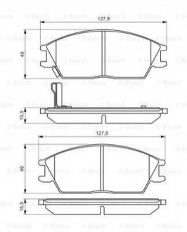 Тормозные колодки BOSCH 0 986 495 221 (фото 1)