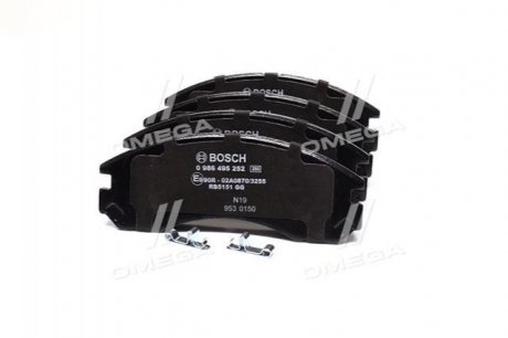 Тормозные колодки BOSCH 0 986 495 252 (фото 1)