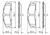 FORD колодки гальм. передн. Explorer (USA) 3.5 10- BOSCH 0986495399 (фото 1)
