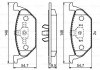 Колодки гальмівні (передні) VW Caddy 03- BOSCH 0 986 495 454 (фото 1)