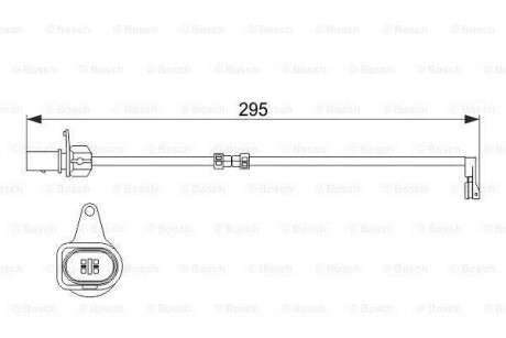 Датчик гальм. колод. AUDI A8 10- BOSCH 1987474508