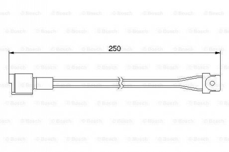 Датчик зносу, гальмо. BOSCH 1 987 474 905