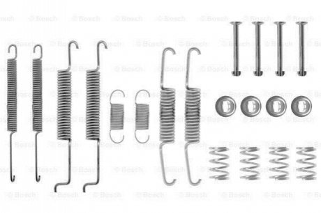 Комплект пружинок колодок ручника VW Passat/Audi 80/100 -91 BOSCH 1 987 475 004 (фото 1)