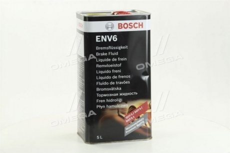 Гальмівна рідина ENV6 (DOT4/DOT3/DOT5.1) (5L) BOSCH 1 987 479 208