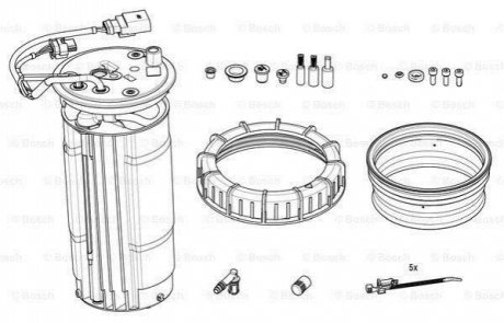 Дизельні компоненти BOSCH F 01C 600 237 (фото 1)