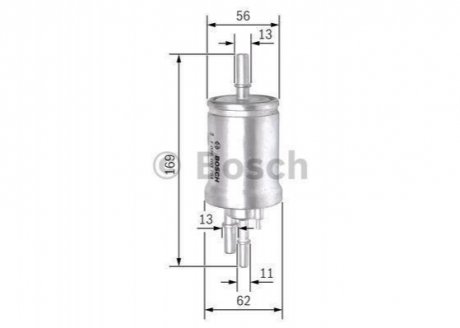 Фильтр топливный VW Sharan/Seat Alhambra 1.4-2.0TSI 10- BOSCH F 026 403 764 (фото 1)