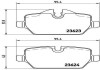 Комплект гальмівних колодок з 4 шт. дисків BREMBO P06037 (фото 1)