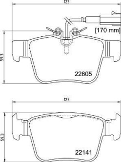 Гальмівні колодки дискові BREMBO P23 180