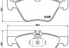 Комплект гальмівних колодок з 4 шт. дисків BREMBO P50026 (фото 1)