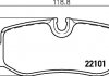 Гальмівні колодки задні MERCEDES-BENZ BREMBO P50126 (фото 1)