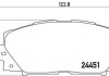 Тормозные колодки дисковые BREMBO P83 106 (фото 1)