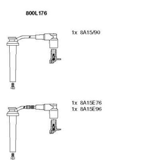 Високовольтні дроти BREMI 800L176