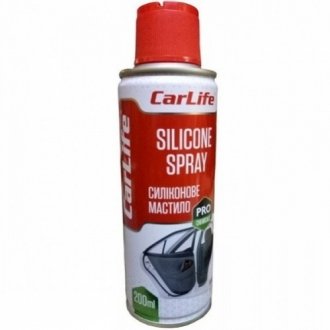 Силиконовая смазка Silicon spray 200ml CarLife CF200 (фото 1)