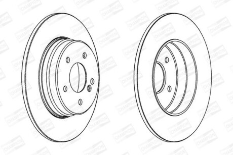 Диск гальмівний CHAMPION 562014CH