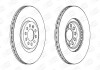 Гальмівний диск передній Audi A1, TT / VW Bora, Golf, Beetle, Polo / Skoda Octavia / Seat Ibiza, Leo CHAMPION 562132CH (фото 1)