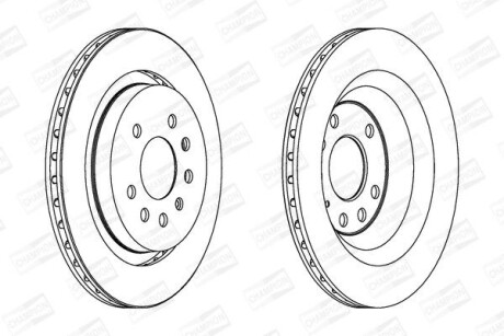 Диск гальмівний CHAMPION 562220CH