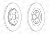 Гальмівний диск задній Peugeot Expert, 807 / Citroen Jumpy, C8 / Fiat Ulysse / Lancia Phedra CHAMPION 562246CH (фото 1)