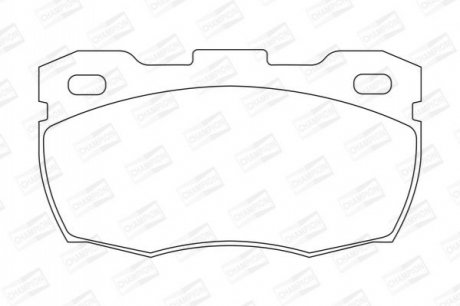 Гальмівні колодки CHAMPION 571827CH