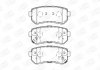 Гальмівні колодки задні Hyuidai i20, i30, ix20, ix35, Tucson / KIA Sportage II, III CHAMPION 572604CH (фото 1)