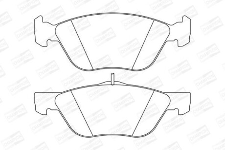 Гальмівні колодки CHAMPION 573042CH