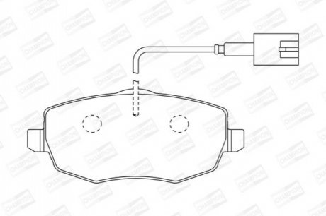 Гальмівні колодки CHAMPION 573211CH