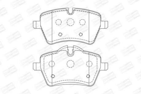 Тормозные колодки передние Mini Cooper S, Countryman, Paceman CHAMPION 573234CH