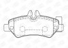 Гальмівні колодки задні Mercedes Sprinter (906) / VW Crafter (2006->) CHAMPION 573729CH (фото 1)