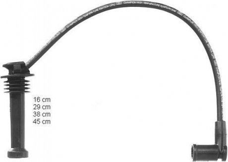 Комплект кабелей зажигания CHAMPION CLS016 (фото 1)