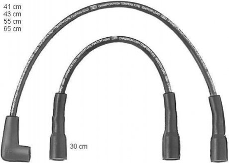 Комплект кабелей зажигания CHAMPION CLS211 (фото 1)