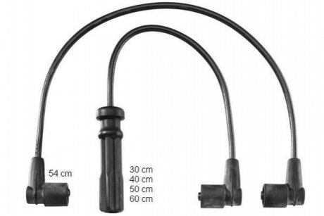 Комплект кабелів запалювання CHAMPION CLS236