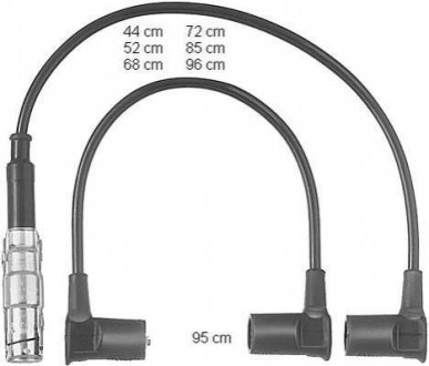 Комплект кабелей зажигания CHAMPION CLS250