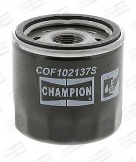 Фільтр масляний двигуна RENAULT /F137 (вир-во) CHAMPION COF102137S