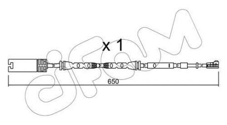 BMW датчик зносу гальмівних колодок E90 CIFAM SU.304