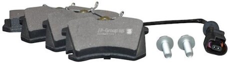 JP GROUP гальмівні колодки задн. VW Polo 01-05 SEAT Ibiza SKODA Fabia (з датчик.) Classic line 1163705910