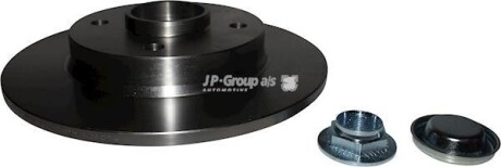 JP GROUP CITROEN диск гальмівний задн (c підш, з кільцем ABS) Citroen C3,C4 Peugeot 207,307 (249*9*30) Classic line 4163201100