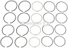 Комплект поршневый +0,5 st, 86.0 MM Classic line 8110300712 (фото 1)