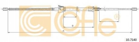 Трос ручника COFLE 10.7140 (фото 1)
