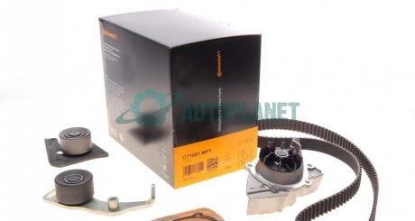Комплект ГРМ, пас+ролик+помпа Contitech CT1061WP1 (фото 1)