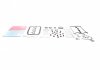 Комплект прокладок (полный) Daewoo Lanos/Nubira 1.6 16V 97- CORTECO 437003P (фото 1)