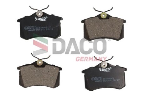 Колодки гальмівні дискові зад. Daco Germany 323947