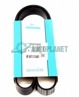 Ремінь генератора Fiat Ducato 2.5/2.8 JTD 97-02 DAYCO 6PK946 (фото 1)