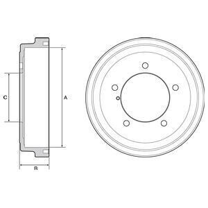 Гальмівний барабан Delphi BF531