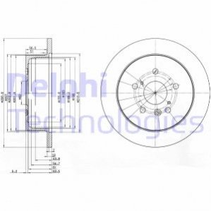 Тормозной диск Delphi BG3779 (фото 1)