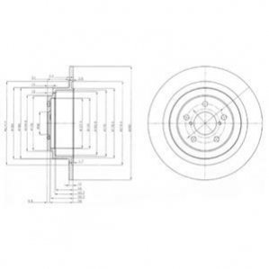 Тормозные диски Delphi BG4154