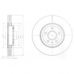 Тормозные диски Delphi BG9068