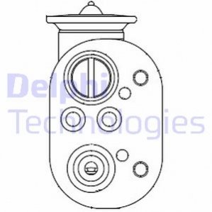 Клапан кондиционера Delphi CB1001V