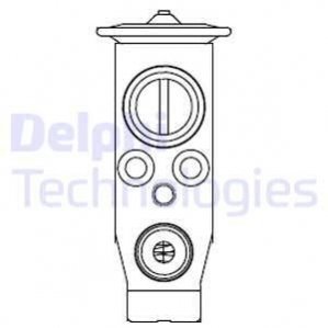Розширювальний клапан кондиціонера Delphi CB1003V