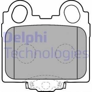 Тормозные колодки, дисковые. Delphi LP1510 (фото 1)