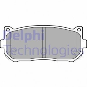 Комплект гальмівних колодок Delphi LP1528 (фото 1)